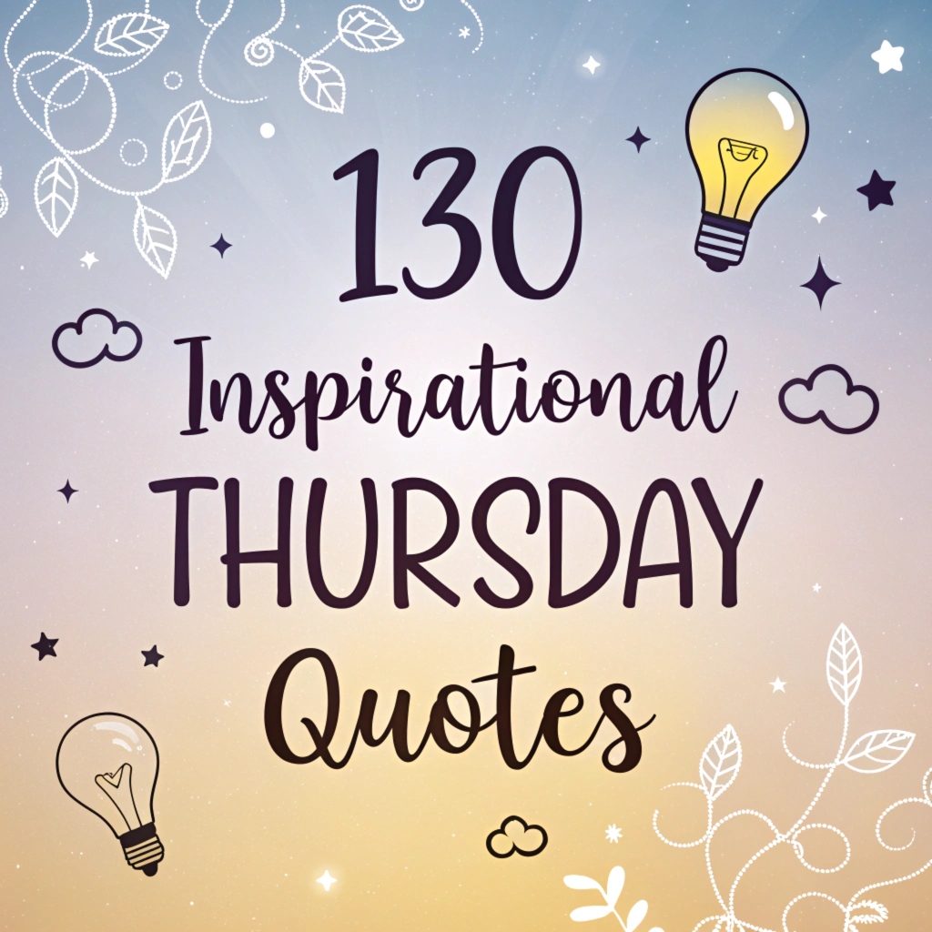 Inspirational Thursday Quotes