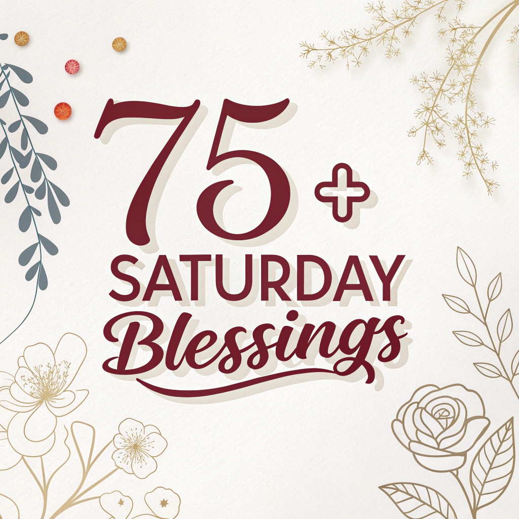 Saturday Blessings